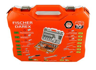 Coffret de serrage de 74 pièces FISCHER DAREX