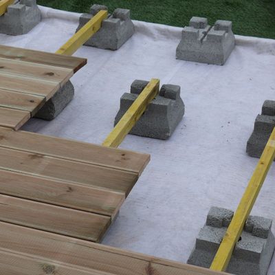 Plot terrasse béton - 250 x 210 x 150 mm - GGI
