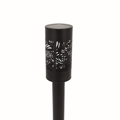 Bornes solaires à piquer avec détecteur crépusculaire LED blanc chaud  IP44 par 3 - XANLITE