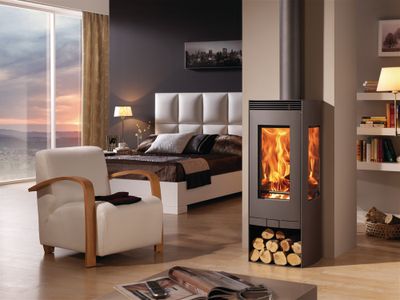 Poêle à bois 9,5 kW Alba PANADERO Livraison à domicile incluse