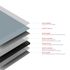 Panneau mural de douche 120x255 cm gris argenté DécoDesign Couleur - SCHULTE