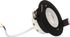 Spots LED encastrables orientables module remplaçable lumière blanc neutre Noir par 3 - Ruby ARLUX