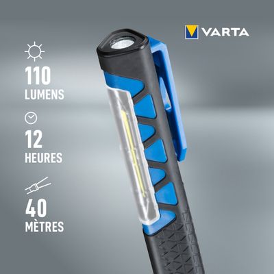 Lampe torche Work flex pocket light 3 AAA 110 lumens VARTA