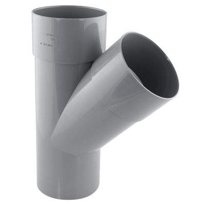 Culotte PVC évacuation 45° mâle/femelle Ø100 - FITT