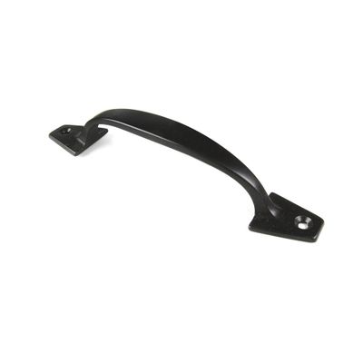 Poignée de meuble zamak noir mat entraxe 128 mm REI