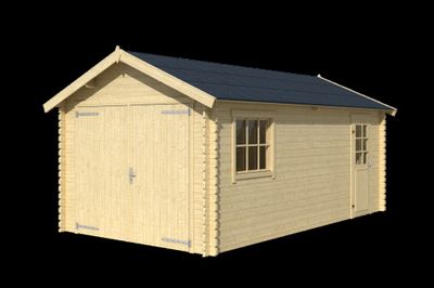 Garage en bois Dillon 15,60 m² LASITA MAJA Livraison à domicile incluse