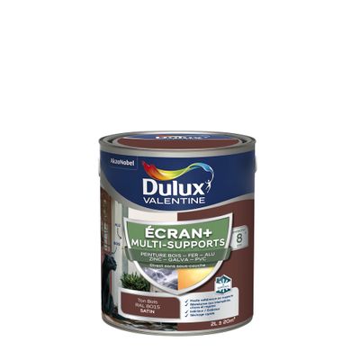 Peinture Ecran+ Multi-supports Satin Ton Bois 2 L - DULUX VALENTINE