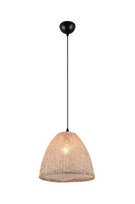 Suspension E27 Kibito tissu naturel 10W - TRIO