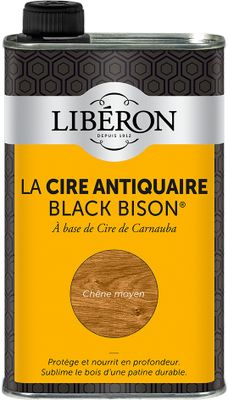 Cire antiquaire liquide "Black Bison" chêne moyen 0,5 L - LIBERON