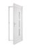 Porte d'entrée Manhattan poussant gauche +insert inox 215 x 90 cm CLOSY