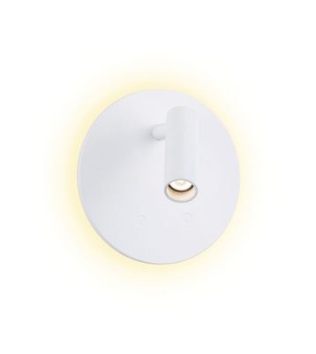 Spot LED mural en saillie orientable et sans fil lumière blanc chaud Blanc - Kiora PAULMANN