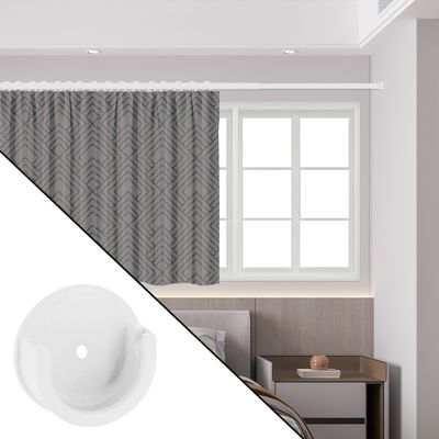 Naissance entre mur en métal diam 20 mm Finition Blanc mat par 2 - MOBOIS