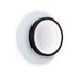 Applique murale LED design 1320 lumens lumière blanc neutre ronde Noir/blanc - 2Form PAULMANN