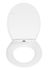 Abattant de WC Mora blanc extra-plat, déclipsable, frein de chute WENKO