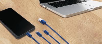 Câble chargeur USB nylon 3 en 1 universel 1 m GAO