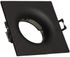 Spot LED encastrable GU10 anti-éblouissement sans ampoule carré Noir - Cobalt ARLUX