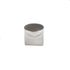 Bouton de meuble rond nickelé mat brossé diamètre 25 mm REI