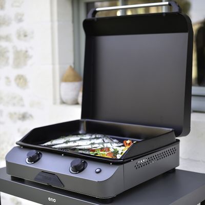 Plancha à gaz 2 brûleurs Fusion 60 ENO