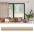 Tringle à rideaux en bois 2.50 m diam 28 mm Finition Bois naturel - MOBOIS