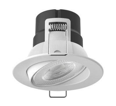 Spot LED encastrable salle de bain IP65 et BBC dimmable et orientable Blanc - EF5 ARIC