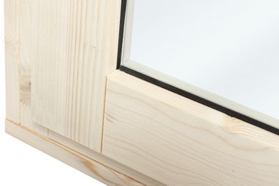 Garage en bois André avec porte sectionnelle motorisable - Double vitrage - 37,5 m² hors-tout - PALMAKO