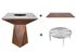 Brasero de cuisson G1 corten avec plaque plancha, grille et couvercle de protection  ARTISS