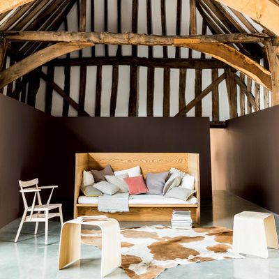 Peinture crème de couleur Truffe Gourmande Satin 0.5 L - DULUX VALENTINE