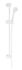 Barre de douche avec douchette monojet blanche 85 mm Target