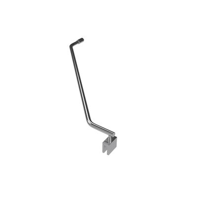 Barre de fixation d'angle chromee paroi de douche à l'italienne AURLANE