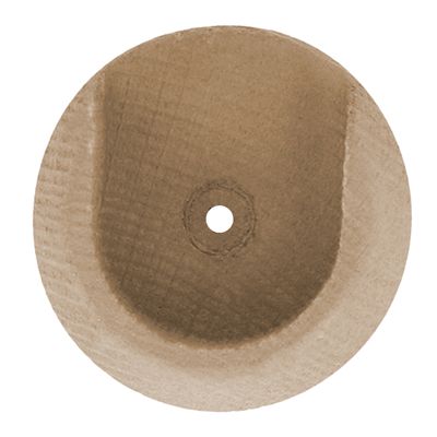 Naissance entre mur en bois diam 28 mm Finition Bois naturel par 2 - MOBOIS