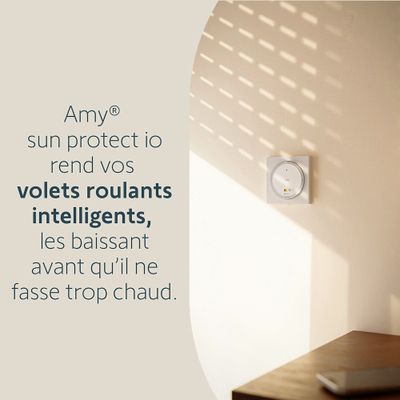 Télécommande intelligente avec capteur de température AMY Sun Protect io - SOMFY