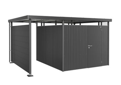 Auvent pour abri de jardin AVANTGARDE A6 GRISFONCE 2PORTE 5,34m² BIOHORT Livraison à domicile incluse
