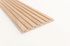 Panneau décoratif MDF 3D Latt pepper oak sur fond blanc - Lot de 2 - 20 x 287 x 2500 mm - AJ TIMBER