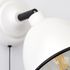 Spot mural en saillie orientable E14 28W métal blanc - Telio BRILLIANT
