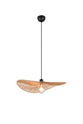 Suspension E27 Ø58 cm Laurine fil de papier naturel 40W - CASALUM