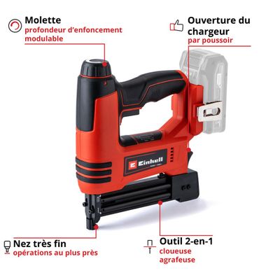 agrafeuse / cloueuse sans fil TE-CN 18 Li