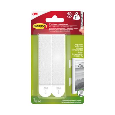 Languettes accroches tableaux XL par 8 3M