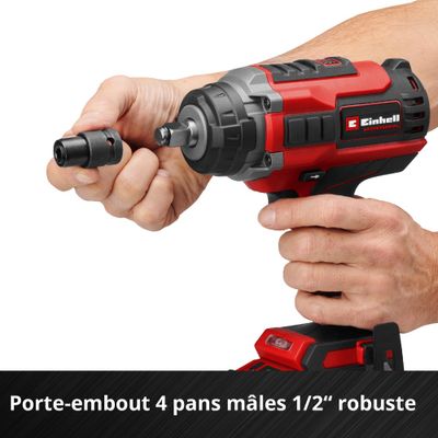 Clé à chocs sans fil 18 V POWER X CHANGE IMPAXXO (400 Nm, solo) - EINHELL