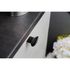 Bouton de meuble ovale noir mat 41 x 19 mm REI