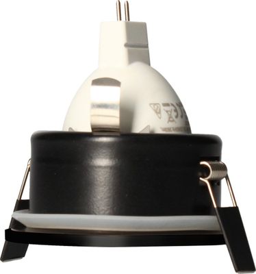 Spot LED encastrable salle de bain GU5.3 IP65 12V Noir - Amber ARLUX