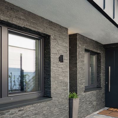 Applique extérieur LED 2 têtes orientables Polaris noir IP54 1300 lumens blanc neutre - COREP