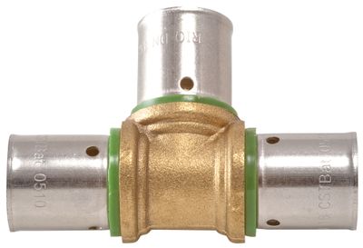 Té égal à sertir pour tube PER diamètre 16 mm