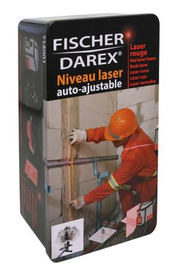 Niveau laser croix rouge avec pince sans trépied FISCHER DAREX