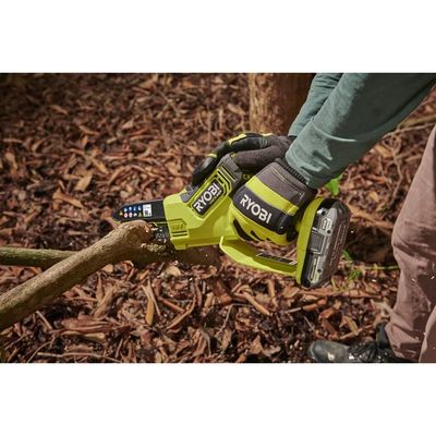 Elagueur à main à batterie avec batterie RYOBI