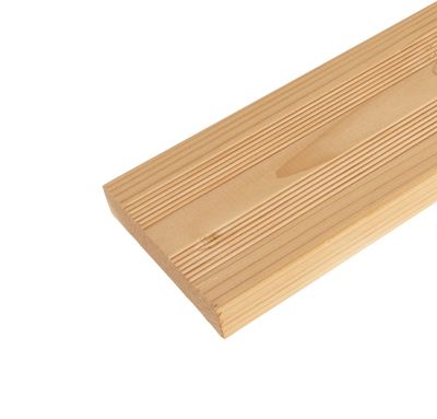 Lame de terrasse rainurée douglas - 27 x 145 x 3000 mm - HENRY TIMBER