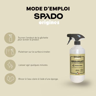 Dégraissant au savon Marseille 750ml SPADO ORIGINES