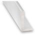 Cornière inégale aluminium anodisé incolore 15 x 10 x 1 mm 2 m CQFD