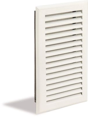 Grille cheminée air chaud 195 x 345 mm avec pré-cadre pour hotte de cheminée AUTOGYRE