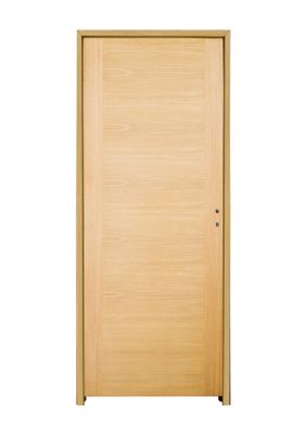 Bloc-porte fin de chantier postformé H.204 x l.73 cm décor plaqué chêne EQUINOXE poussant droit - SMIS