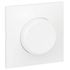 Interrupteur variateur de lumière rotatif  encastrable complet Blanc - Neptune LEGRAND